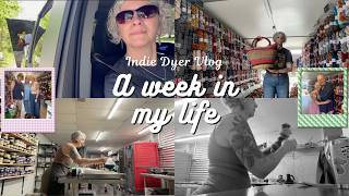 Show Life, Dyeing yarn, spend a week with me!!//Indie Dyer Vlog