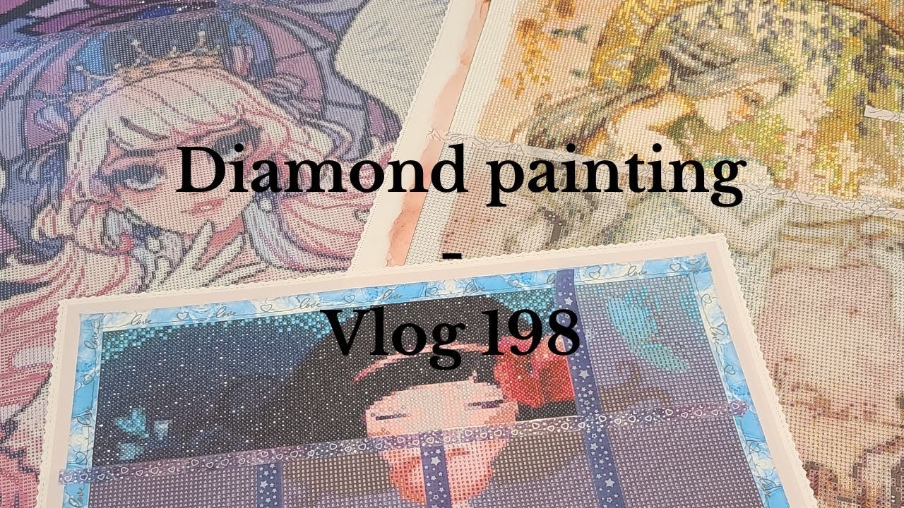Vlog 198: diamond painting et unboxing de 2 dp de la marque Munimade