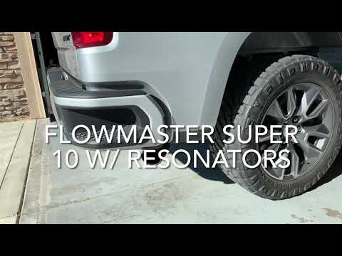 Flowmaster Super 10 Cold Start 2020 Silverado 5.3