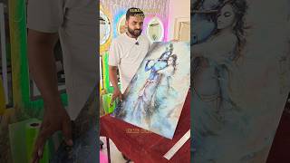 Digital highlighter print glass Radha Krishna working| Digital Glass| zainul Glass art..
