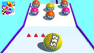 Ball Merge 2048 ! All Levels Gameplay (370-374) android, ios