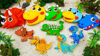 Clay Dinosaur Adventure Build And Match Baby Dinos