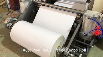 Pneumatic/Hydraulic Lift Funtion For Jumbo Roll in Slitter/Printer