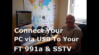 How to Connect Your FT-991a to Your PC for TX SSTV using a USB cable and more MMSSTV instructions.