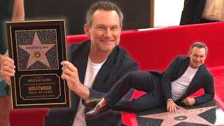 Christian Slater Reacts to Getting Star on Hollywood Walk of Fame