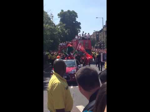 Arsenal Cup Parade