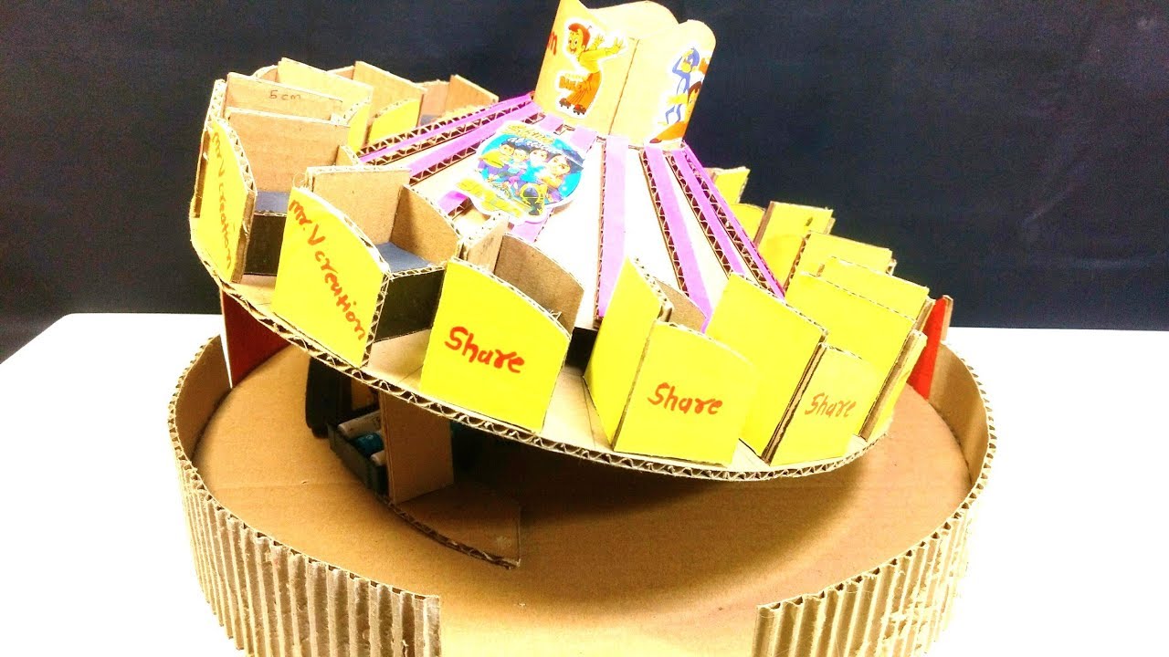 DIY Scale Model Tora Tora Ride from Cardboard
