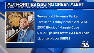 Authorities issuing green alert