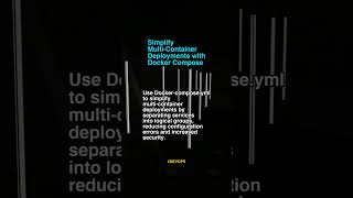 Simplify Multi Container Deplo
