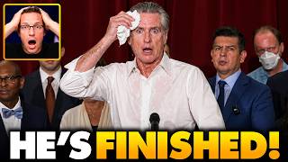 Gavin Newsom SNAPS, Then FLEES From Stage Over Question About Tax Crimes | 'He's PANICKING'
