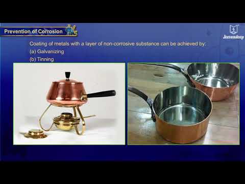 Prevention Of Corrosion | Science For Grade 10 | Periwinkle - Youtube