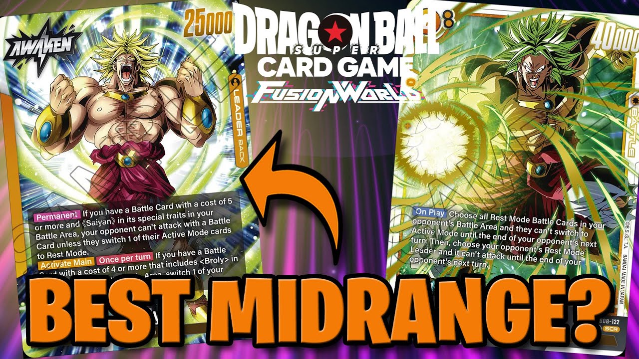 BROLY (Yellow) Deck Tech & Gameplay | Fusion World - Saiyan's Pride