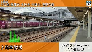 JR春日井駅 自動放送集