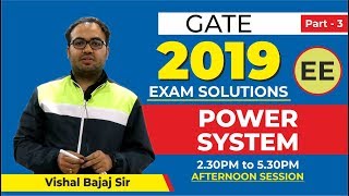 2 | GATE 2019 SOLUTIONS | EE | POWER SYSTEM
