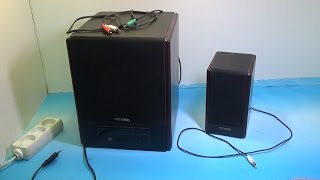 Ремонт акустической  системы Microlab