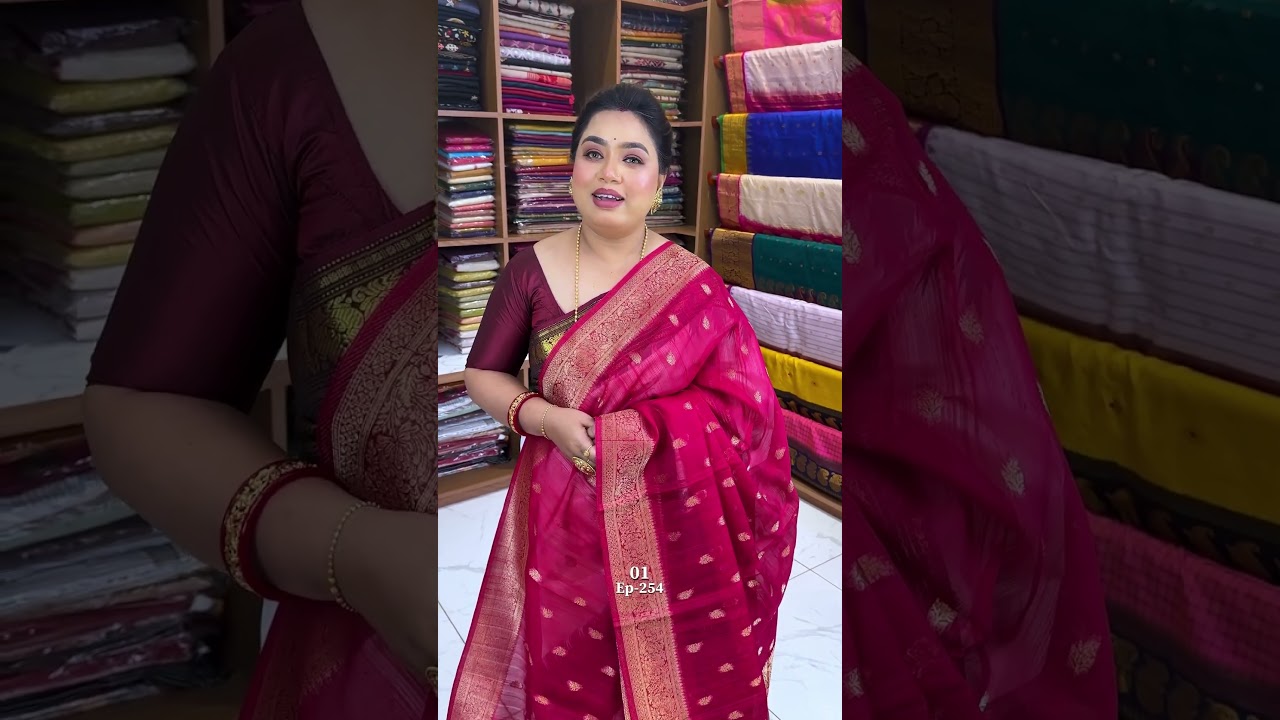 Semi Raw Silk Sarees 🌿 Elegant Texture & Rich Fall | Premium Silk Category