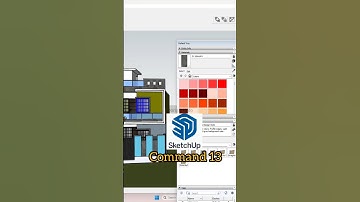 Day 13: Mastering Color Selection in SketchUp #sketchuptutorial #sketchuptips