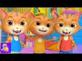 Cinq petits chatons et dessin anim chansons pour bb  huffy puffy train