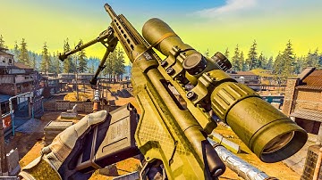CALL OF DUTY: WARZONE ULTRA REALISTIC SNIPER GAMEPLAY! (NO COMMENTARY)