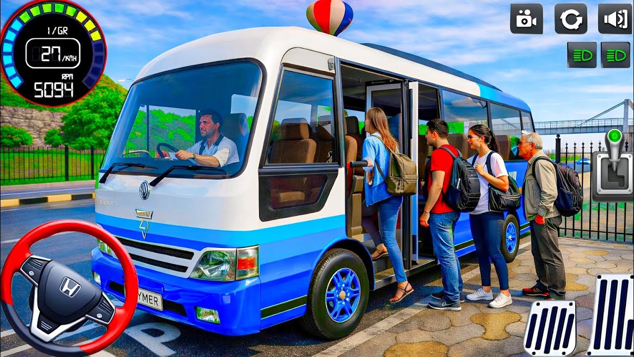 Realistic Vietnam Mini Bus Simulator 2026 | Van Simulator Game Gameplay | Extreme City Van Driving