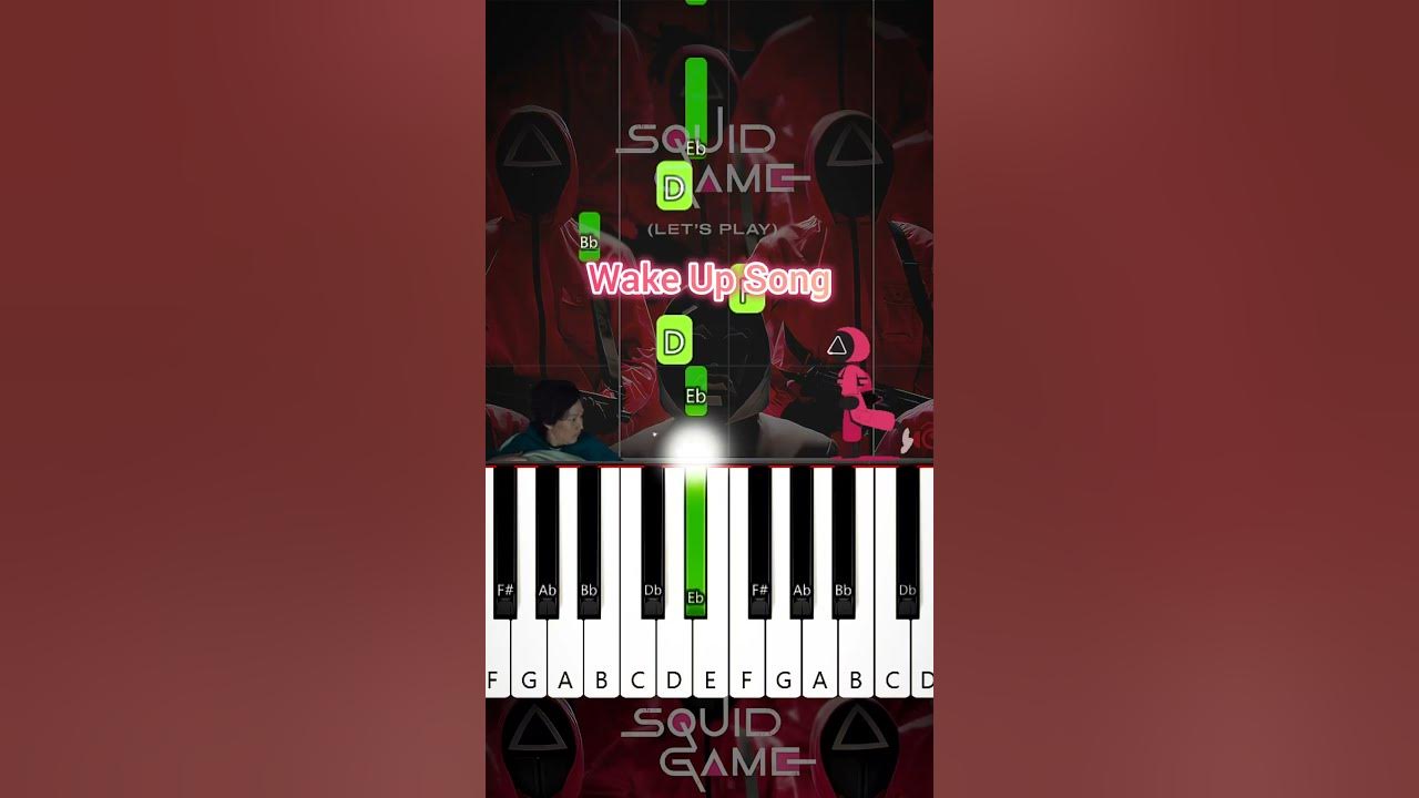 Wake Up Song - Squid Game 2 | Piano Tutorial #shorts #456