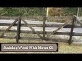 Staining Wood With Motor Oil