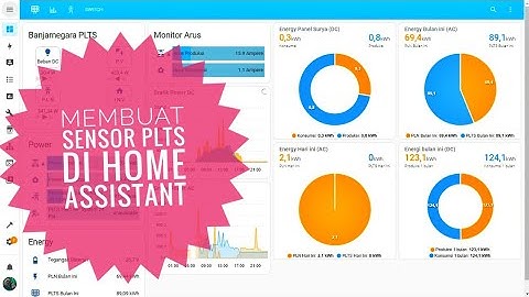 monitoring panel surya dengan home assistant