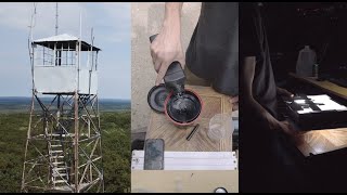 Mobile Darkroom in the Woods - Udell Fire Tower - Civic Car Camping