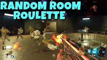 "RANDOM ROOM ROULETTE" Very Unique Custom Zombies Map! BO3 Custom Zombies