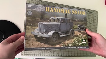 Quick review Takom 2068 german Hanomag SS100 1/35 scale