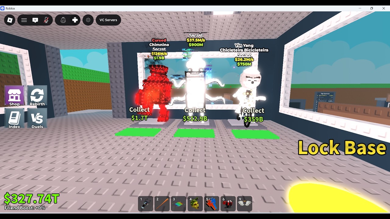 trading a dueling in STEAL A BRAIN ROT