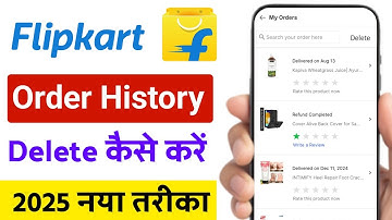 flipkart order history delete kaise kare|flipkart order history delete tamil|