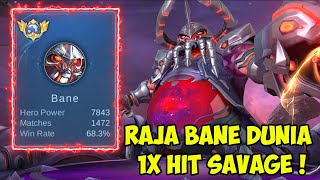 Meta TerOP Bane Hyper Auto Savage 1 Hit Damage - Top 1 Global Bane Mobile Legends