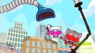 The Hungry Vacuum Cleaner | Talking Tom Heroes | WildBrain - Cartoon Super Heroes