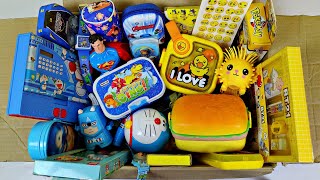 Ultimate BLUE vs YELLOW Toys🥰 Doraemon, Pokemon, Stationery, Geometry, Lunch box, Watch, Gun, Car