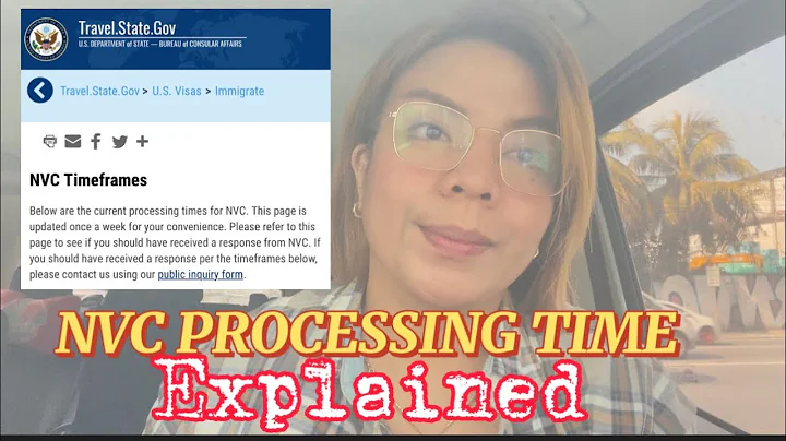US VISA UPDATE| NVC PROCESSING TIME EXPLAINED