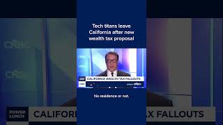 Tech titans leave California after new wealth tax proposal