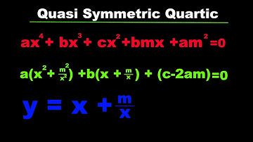 Quasi Symmetric Quartic Equation