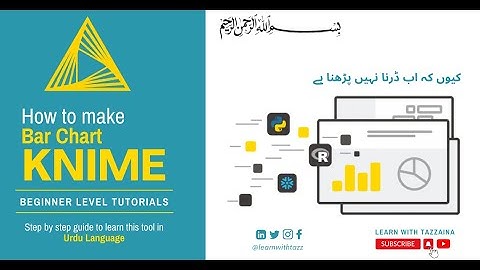 Bar Chart & Workflow Annotation KNIME | Data Science for Non-Programmers | Urdu Tutorial (Part-IX)