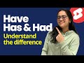 Using have has and had  whats the difference english grammar tips shorts grammar ananya