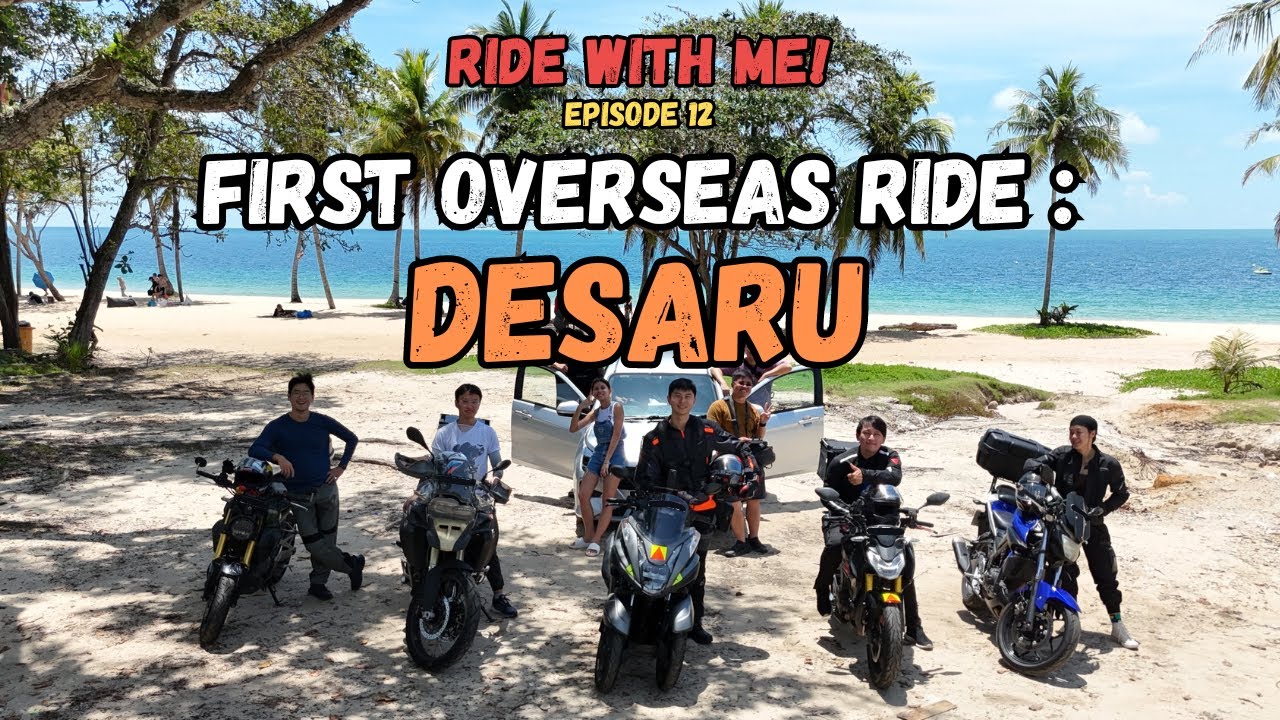 Accident on my first overseas ride to Desaru!? -  Ride With Me - Episode 12