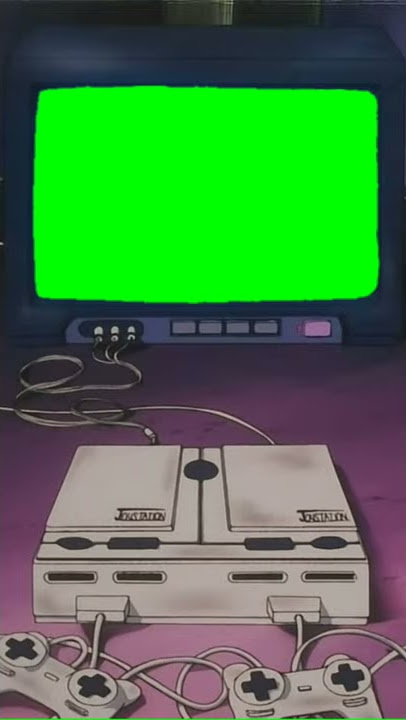 video gameplay greenscreen template | old video gameplay effect green screen animation |