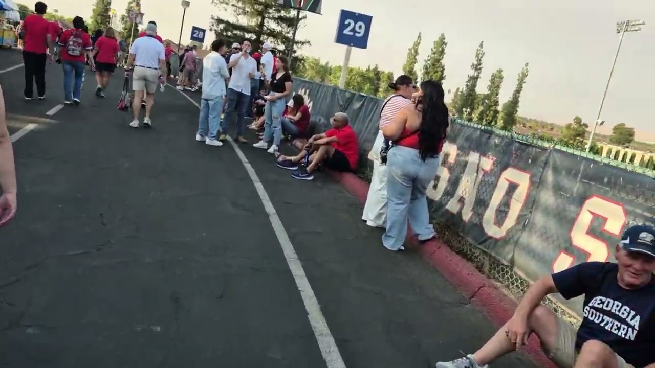 Fresno State football gameday tour.