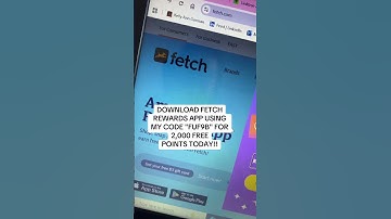 DOWNLOAD FETCH REWARDS APP USING MY CODE "FUF9B" FOR 2,000 FREE POINTS TODAY!! #fetchrewards