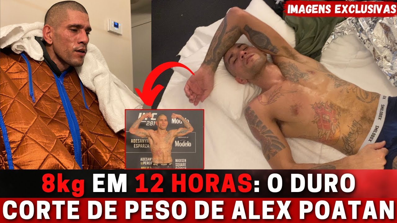 FOI PESADO! VEJA O CORTE DE PESO DE ALEX POATAN PARA DISPUTA DE ...