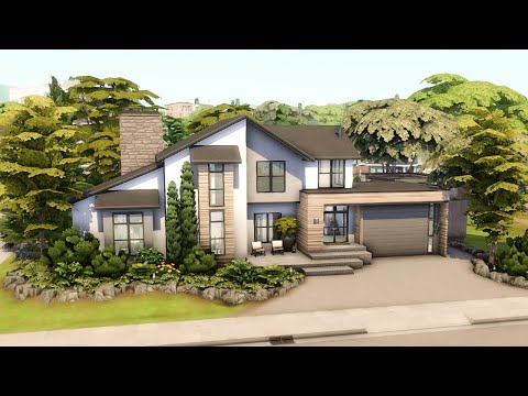 13 Acacia Avenue, San Sequoia | No CC | Stop Motion Speed build The Sims 4