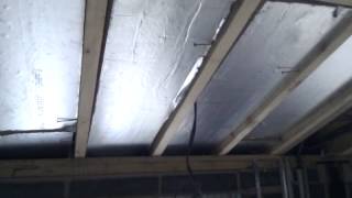 insulation inbetween joists on a vaulted ceiling