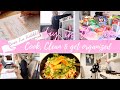 DAY IN THE LIFE // COOKING, GROCERY HAUL, CLEANING // FREE WEEKLY PRINTABLE // GET ORGANIZED!