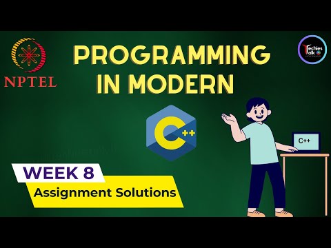 NPTEL Programming In Modern C++ Week8 Quiz Assignment Solution | July 2023 | IIT Kharagpur