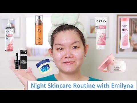 NIGHT SKINCARE ROUTINE | CHĂM SÓC DA BAN ĐÊM CÙNG EMILYNA